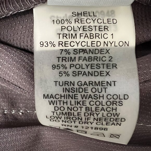 Title Nine Womens Annapurna Reversible Fleece Zip Jacket Burgundy Gray size XS - Picture 11 of 16